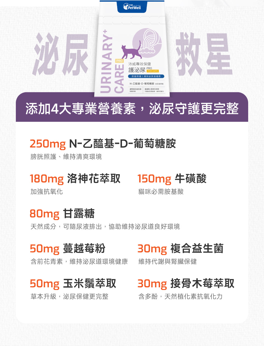 (7天體驗包) 貓咪泌尿道守護配方｜Urinary+ Care