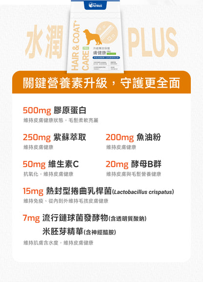 狗狗皮膚毛髮修護配方｜Hair & Coat+ Care