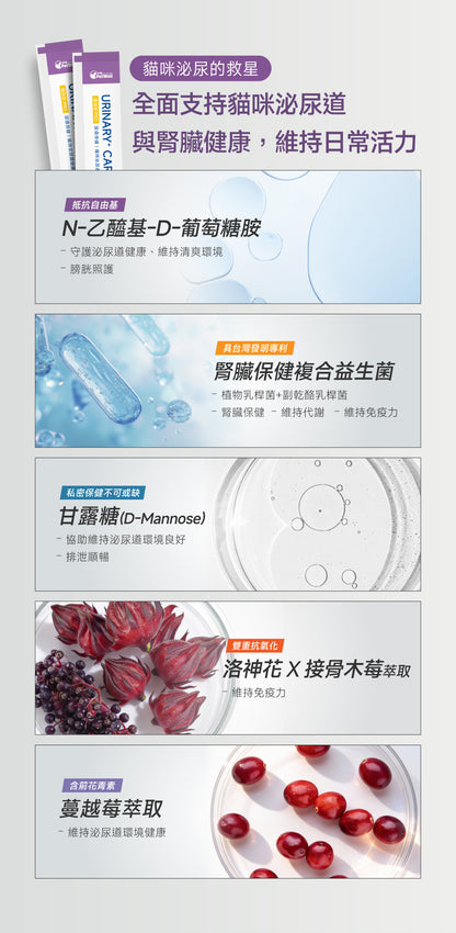 (7天體驗包) 貓咪泌尿道守護配方｜Urinary+ Care