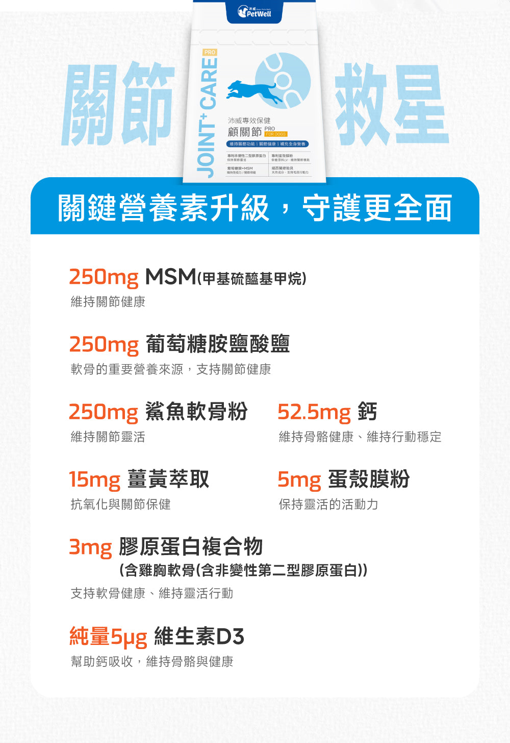 狗狗關節保養配方｜Joint+ CARE