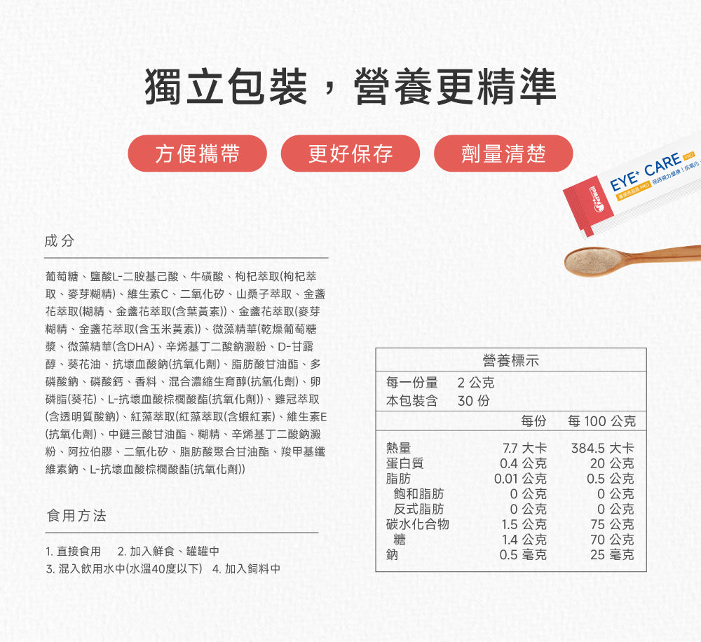 狗狗護眼亮晶晶配方｜Eye+ Care